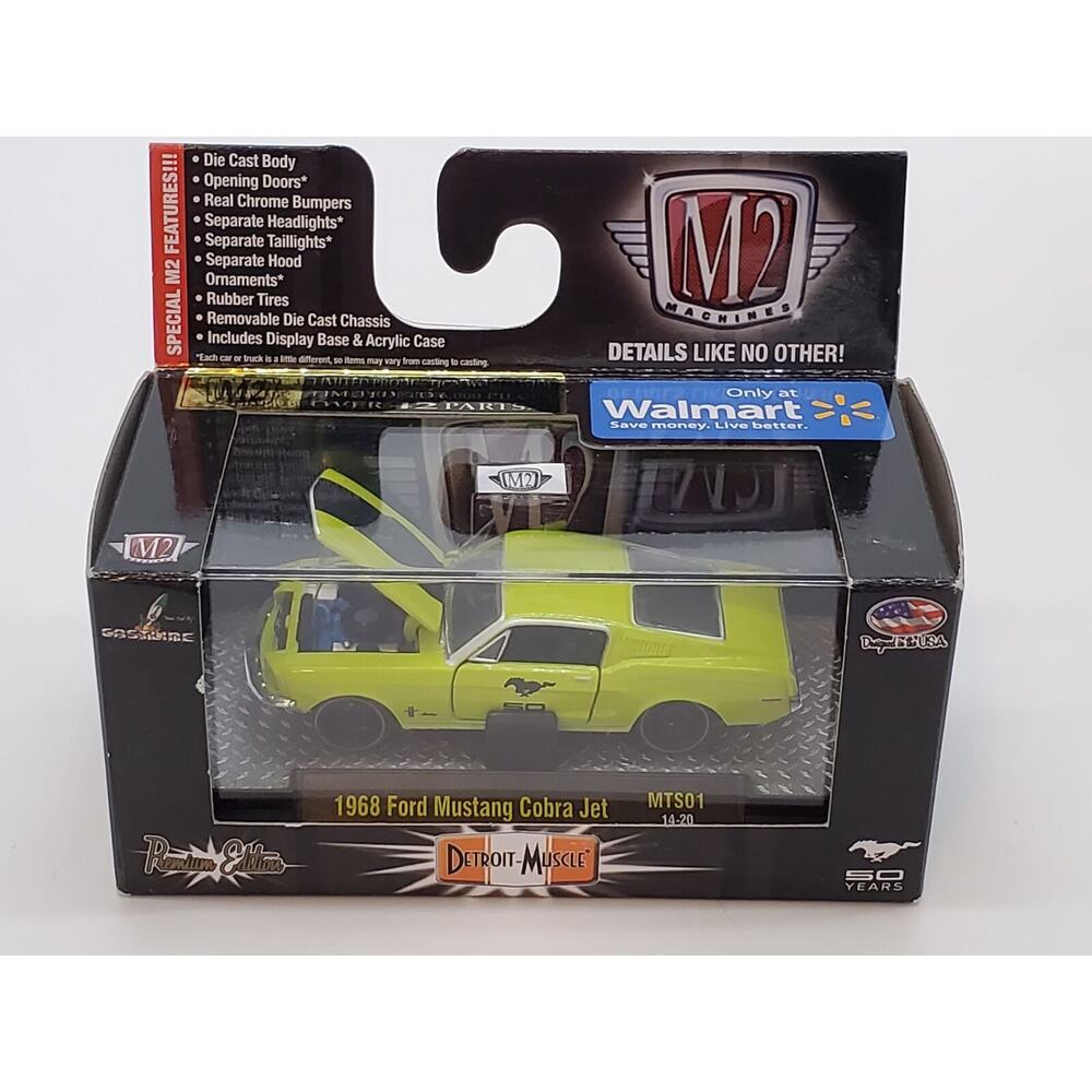 M2 - 1968 Ford Mustang Cobra Jet - Die Cast 2014 1:64